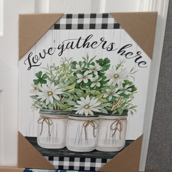 Lisa Audit Indigold Series Art & 2 additional Farmhouse Style Canvas Prints - Picture 7 of 8